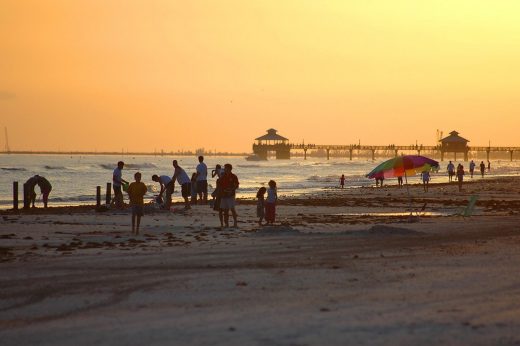 Fort Myers beach Florida USA