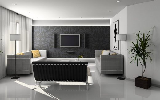 furnished apartment living room design