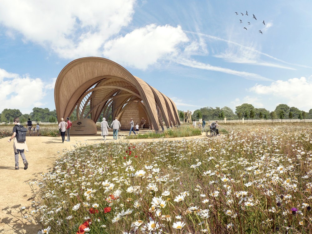 Langley Vale Wood Visitor Shelter, Epsom, Surrey