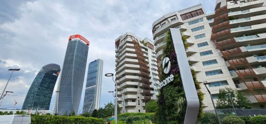 Milan tower buildings