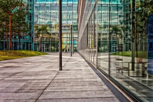 Security gates in modern commercial architecture