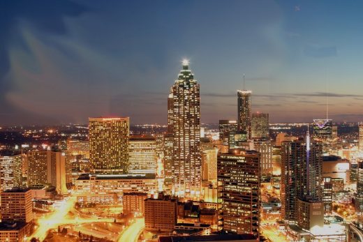 Atlanta workspace commercial glass, Georgia