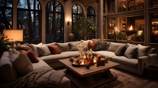 Create a cozy living room space
