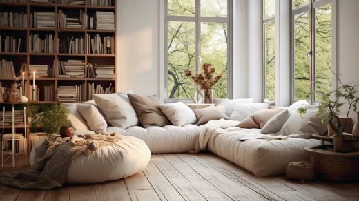 Create a cozy living room space