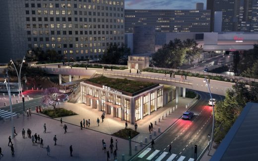 La Défense station Paris building design