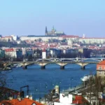 Prague Castle building in historic Czech city
