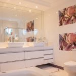 LED mirror bathroom design style