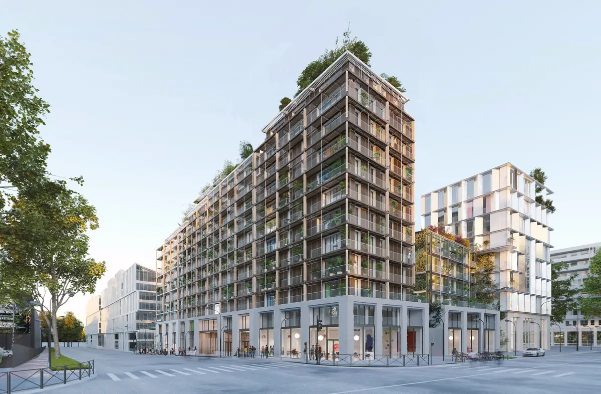 Paris 2024 Olympic Village building design