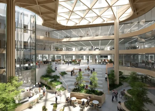 Calton Square Edinburgh office atrium