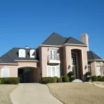 Custom home design - property roof USA