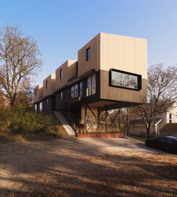 Little Mod duplex St Paul Minnesota housing