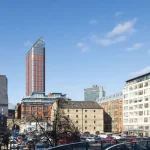 Manchester Piccadilly aparthotel building