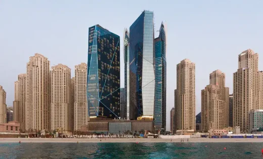 Al Fattan Crystal Towers Dubai skyscraper buildings