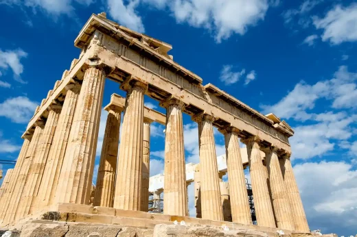Playfina Casino Gates of Olympus pokie survey - Greece temple building