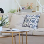 High-quality cushion foam and modern architectural interiors