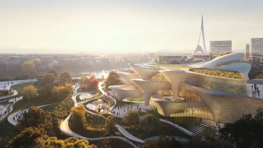 Alisher Navoi International Scientific Research Centre by Norviska Render