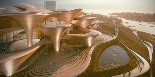 Alisher Navoi International Scientific Research Centre by ZHA
