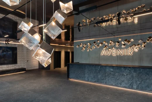 Avenir E Lobby Prague Czech Republic interior