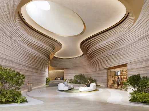 Qatar luxury apartments interior design by Zaha Hadid