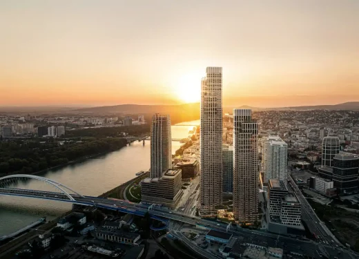 Eurovea Towers Bratislava, Slovakia skyscrapers