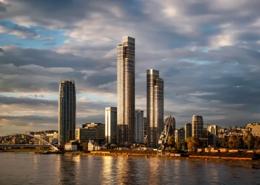 Eurovea Towers Bratislava, Slovakia skyscrapers