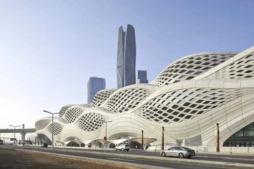 KAFD Metro Station building by ZHA in Riyadh