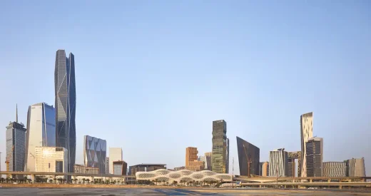 KAFD Metro Station building by ZHA in Riyadh