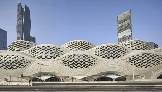 KAFD Metro Station building by ZHA in Riyadh