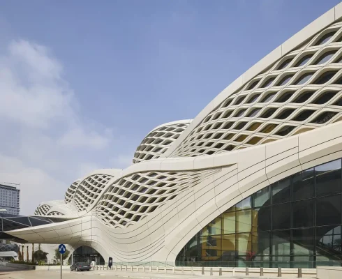 KAFD Metro Station building by ZHA in Riyadh