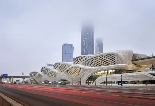 KAFD Metro Station building by ZHA in Riyadh