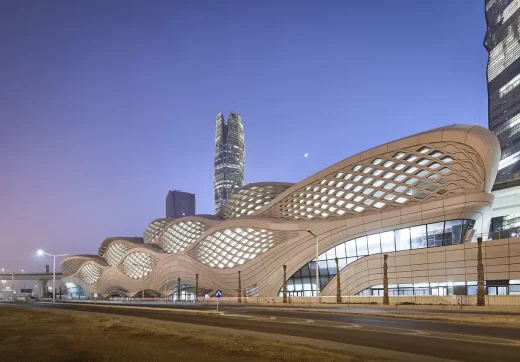 KAFD Metro Station building by ZHA in Riyadh