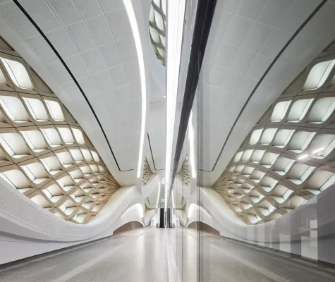 King Abdullah Financial District Metro Station Riyadh