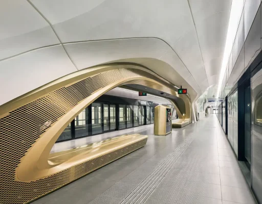 King Abdullah Financial District Metro Station Riyadh