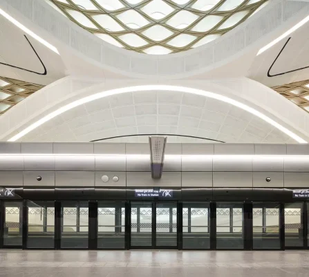 King Abdullah Financial District Metro Station Riyadh