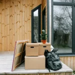log cabin outdoor garden room