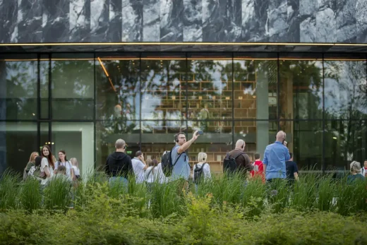 Polish building design in Warsaw