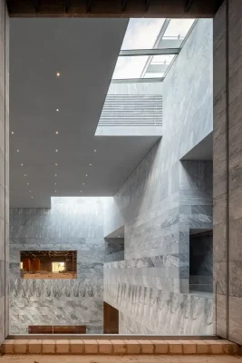Polish History Museum in Warsaw building interior