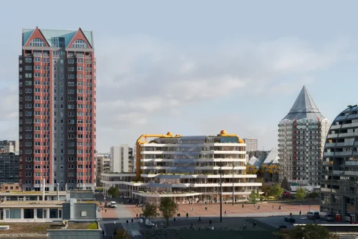 Rotterdam Central Library city view