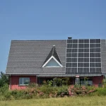 sustainable house solar panels