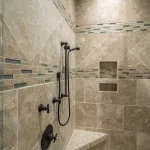 A quadrant shower enclosure a space-saver