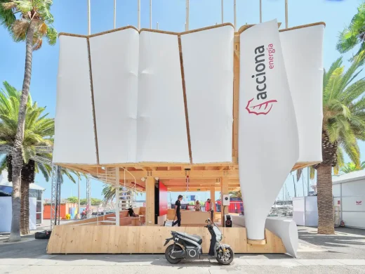ACCIONA Energía Pavilion, Moll de la Fusta, Barcelona