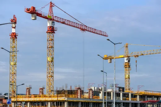 Building design cranes construction