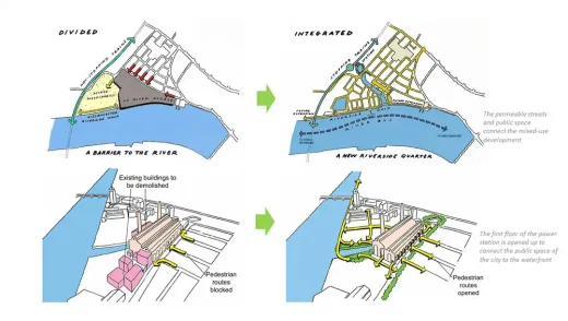 Chelsea Waterfront residential complex London Uk