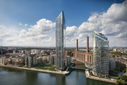 Chelsea Waterfront residential complex London Uk