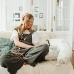 15 good ideas for dog-friendly homes woman