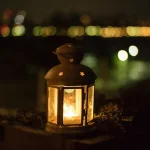Outdoor lighting complements patio design