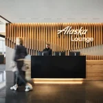 SFO Alaska Lounge Harvey Milk Terminal 1 California