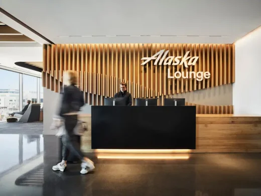 SFO Alaska Lounge Harvey Milk Terminal 1 California