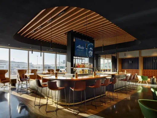 SFO Alaska Lounge Harvey Milk Terminal 1 California