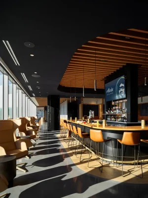 SFO Alaska Lounge California USA